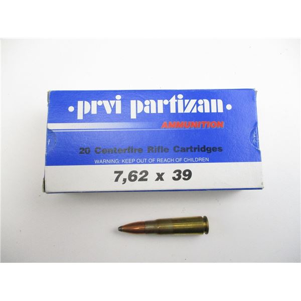 PRVI PARTIZAN 7.62X39 AMMO