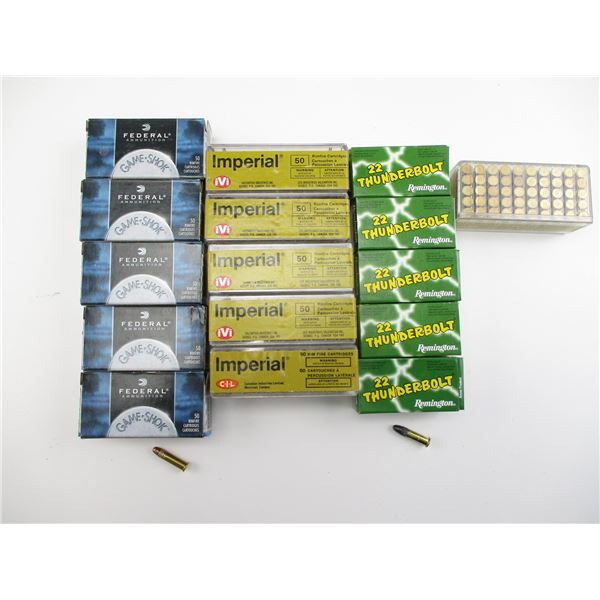 ASSORTED .22 AMMO LOT