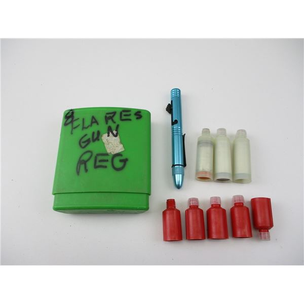 PEN FLARE LAUNCHER AND FLARES