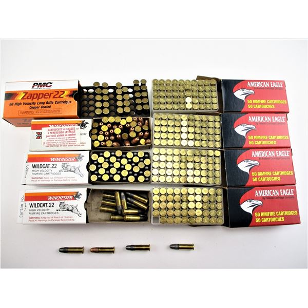 ASSORTED .22 AMMO LOT
