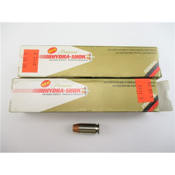 PREMIUM HYDRA-SHOK .45 AUTO AMMO