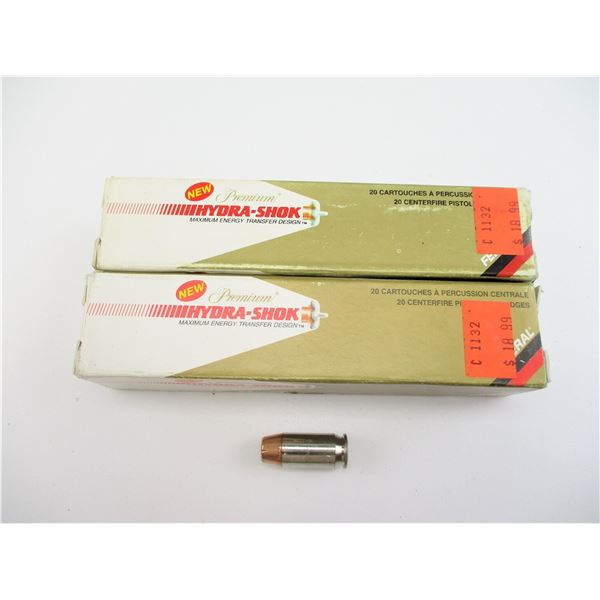 PREMIUM HYDRA-SHOK .45 AUTO AMMO
