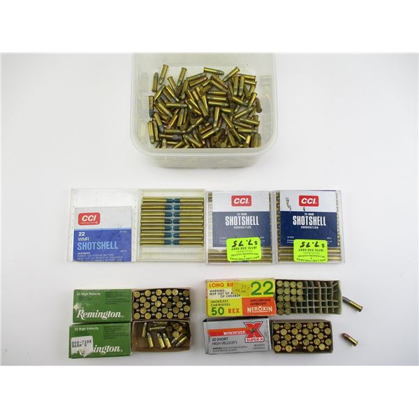 ASSORTED .22 AMMO