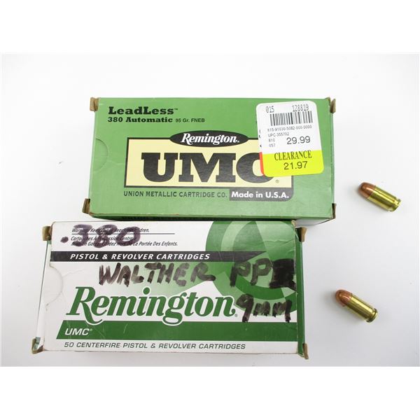 REMINGTON UMC .380 AUTOMATIC