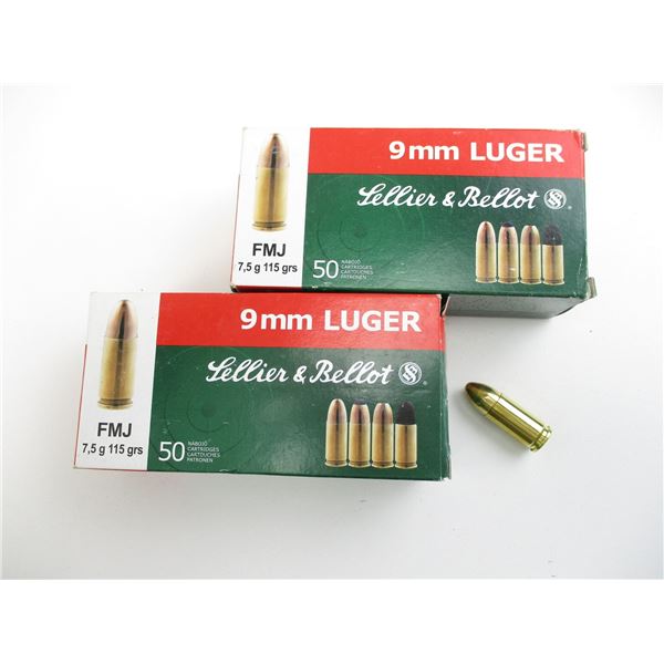 SELLIER & BELLOT 9MM LUGER