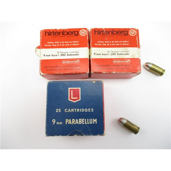 ASSORTED 9MM AMMO LOT