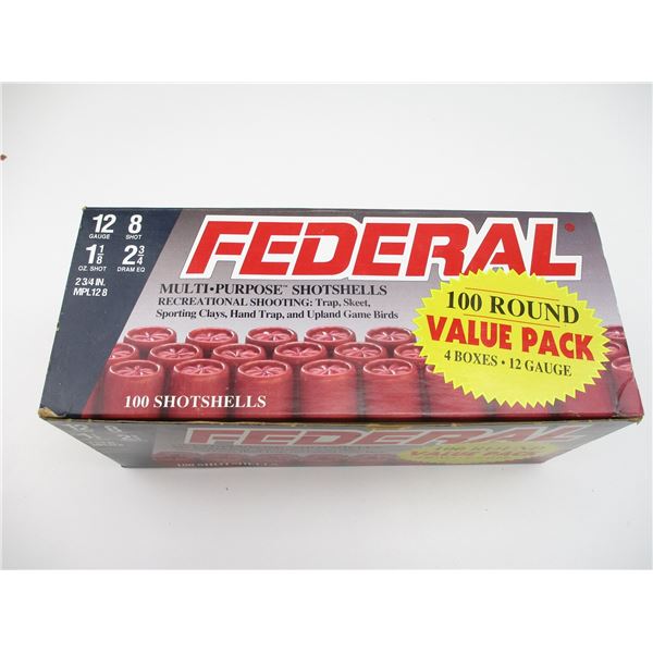 FEDERAL 12 GAUGE SHOTSHELLS