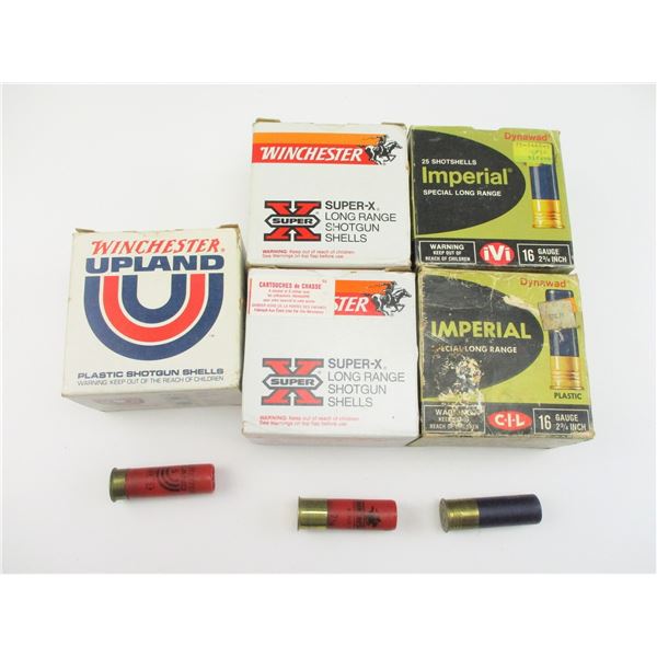 ASSORTED 16 GAUGE SHOTSHELLS