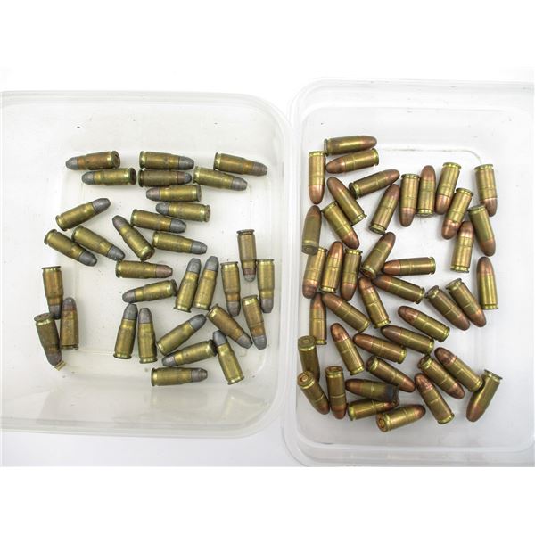 ASSORTED 7.65MM / 9MM AMMO LOT