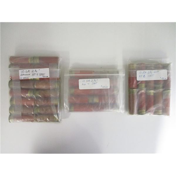 ASSORTED 10 GAUGE SHOTSHELLS LOT