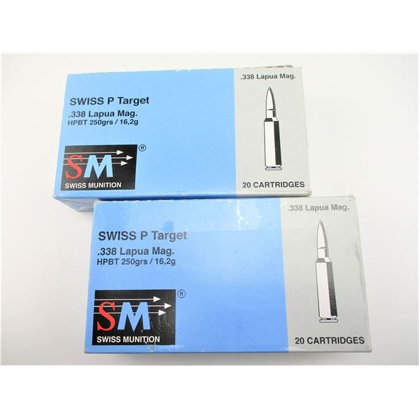 SWISS MUNITION .338 LAPUA MAG