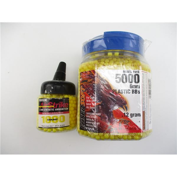 ASSORTED 6MM PLASTIC BB'S