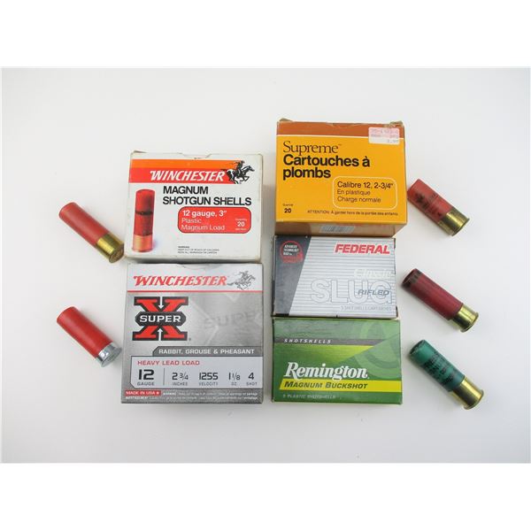 ASSORTED 12 GAUGE SHOTSHELLS LOT