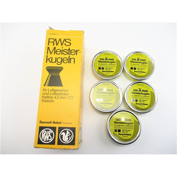 RWS MEISTERKUGELN LEAD PELLETS