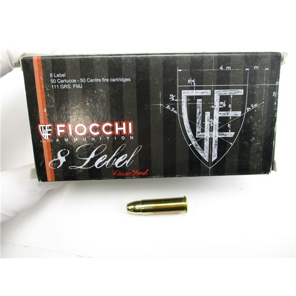 FIOCCHI 8MM LEBEL AMMO