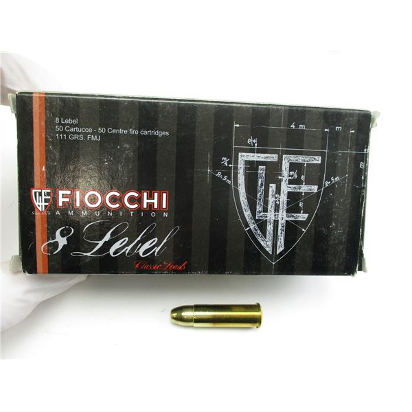 FIOCCHI 8MM LEBEL AMMO