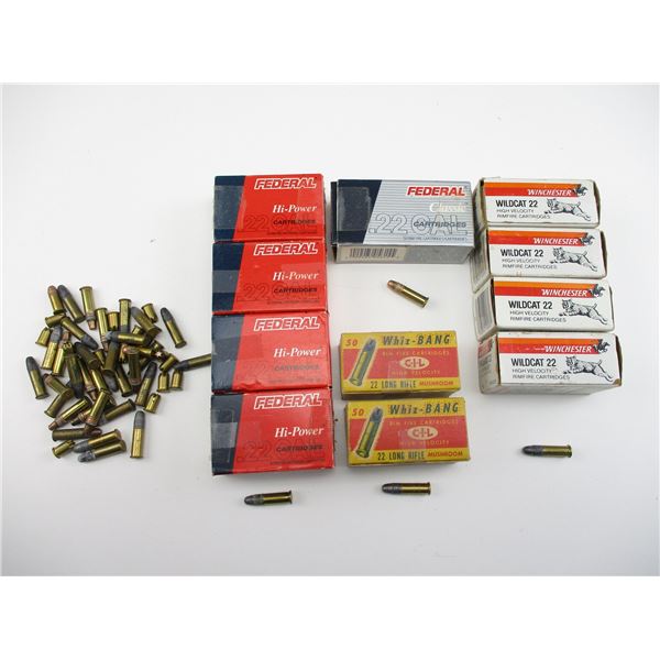ASSORTED .22 AMMO