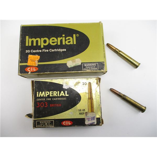 CIL IMPERIAL .303 BRITISH AMMO LOT