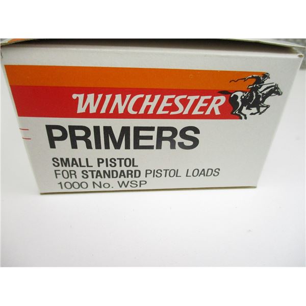 WINCHESTER SMALL PISTOL PRIMERS