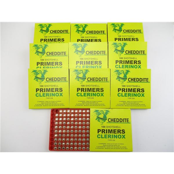 CHEDDITE CLERINOX SHOTSHELL PRIMERS LOT