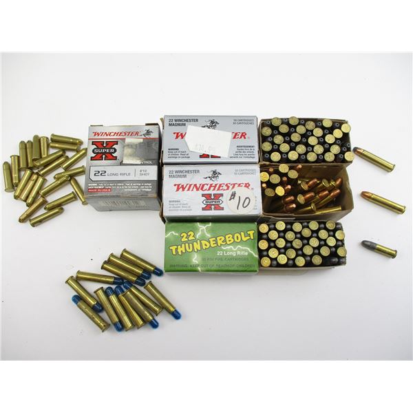 ASSORTED .22 LR / .22 WIN MAG