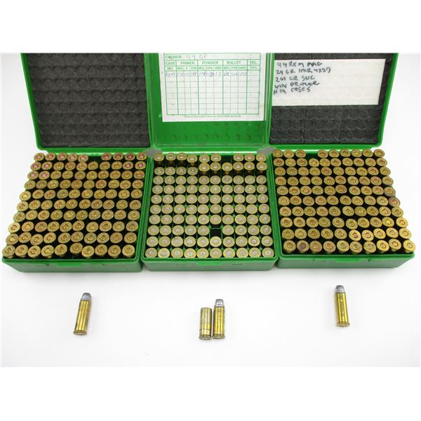 ASSORTED RELOADED .44 AMMO LOT