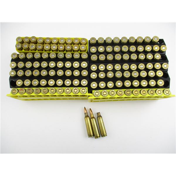 ASSORTED .22-250 RELOADED AMMO