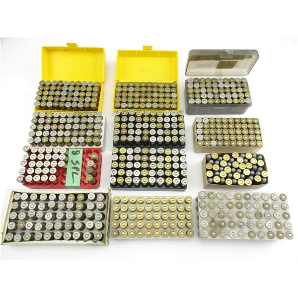 ASSORTED RELOADED .38 SPL AMMO