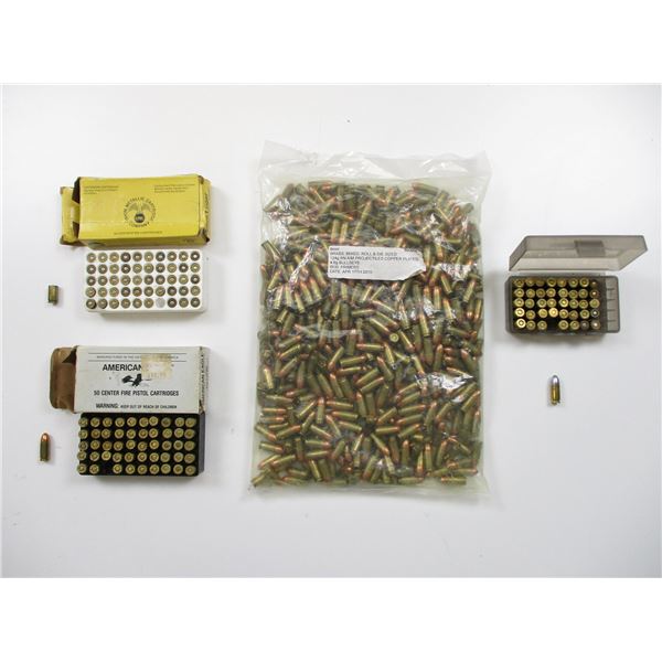 ASSORTED RELOADED 9MM LUGER