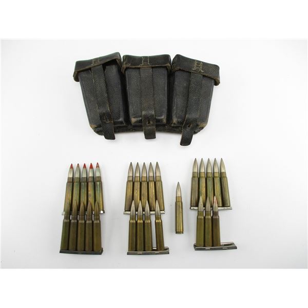 MILITARY 8MM MAUSER AMMO LOT