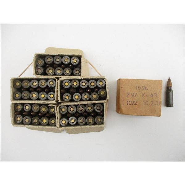 MILITARY 7.92 KURTZ AMMO LOT