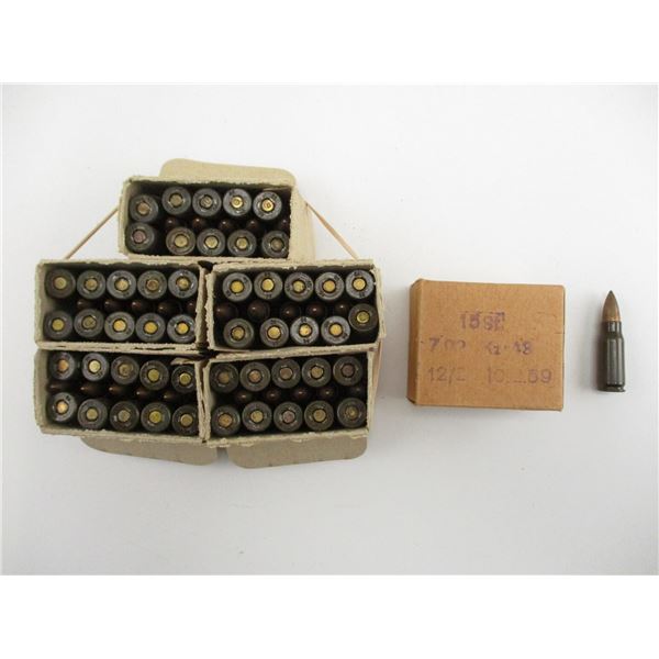 MILITARY 7.92 KURTZ AMMO LOT