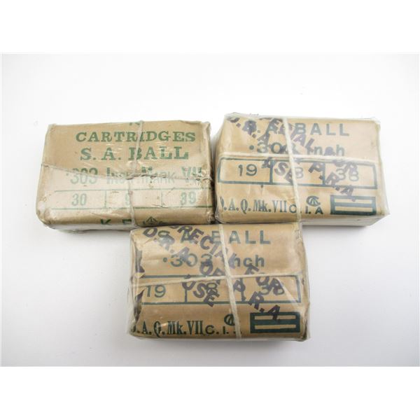 ASSORTED MILITARY .303 BRITISH AMMO