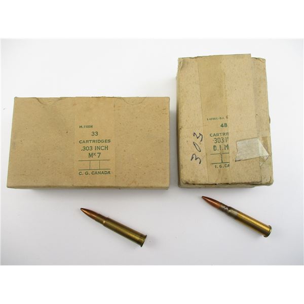 WWII ETC CDN .303 BRITISH AMMO