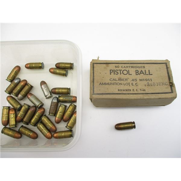 ASSORTED .45 ACP AMMO