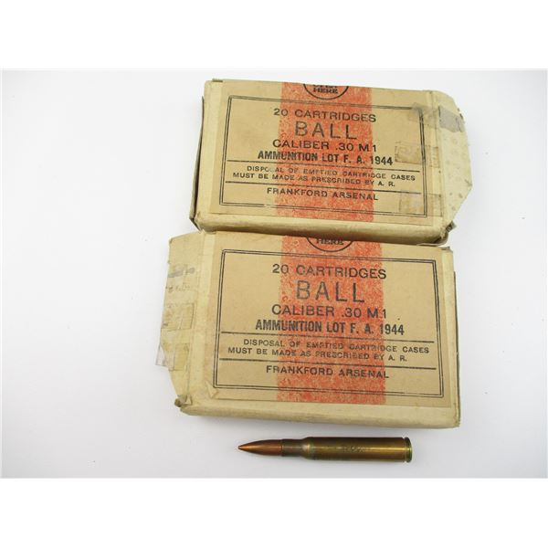 U.S. MILITARY .30-06 M2 BALL