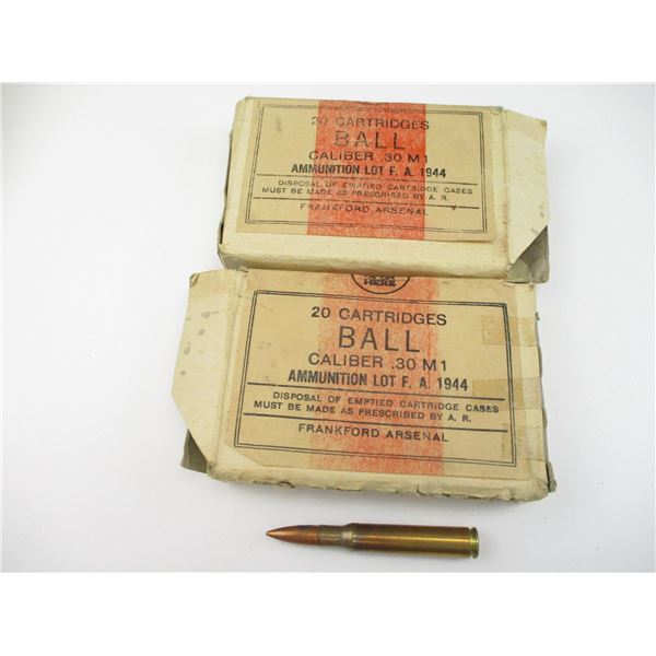U.S. MILITARY .30-06 M2 BALL