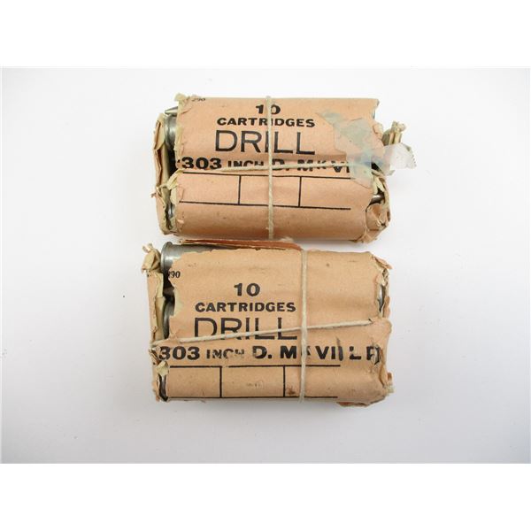 CANADIAN .303 BRITISH DRILL ROUNDS LOT
