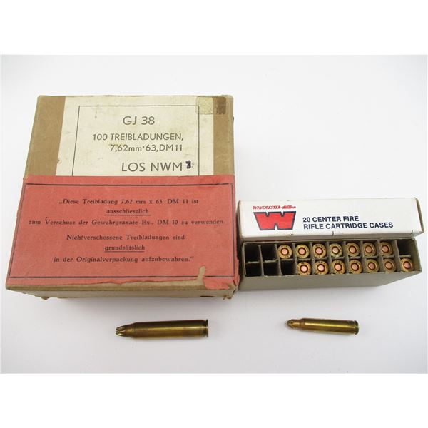 ASSORTED .30-06 AND .223 BLANKS LOT