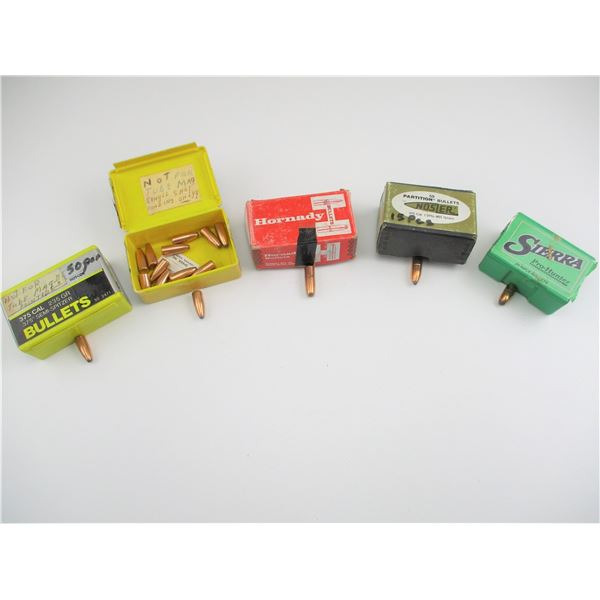 ASSORTED .375 LEAD BULLET LOT