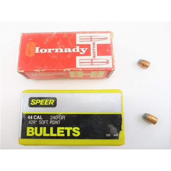ASSORTED .44 CAL BULLETS