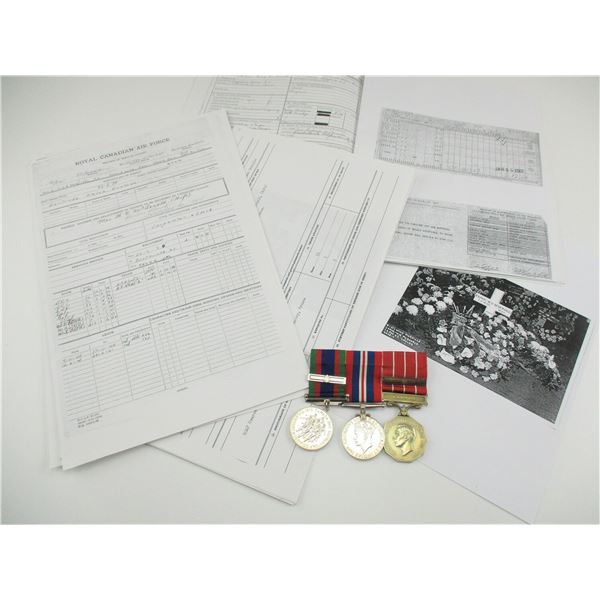 WWII CANADIAN MEDAL LOT