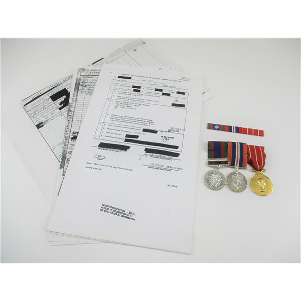 WWII CANADIAN MEDAL LOT