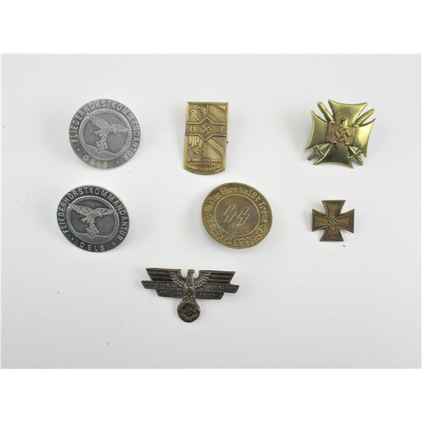 VARIOUS WWI GERMAN TINNIES LOT