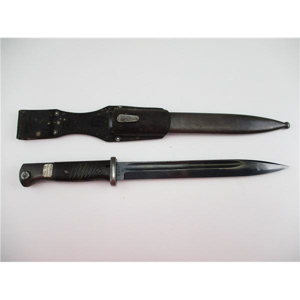 WWII GERMAN 1884/98 RIFLE BAYONET