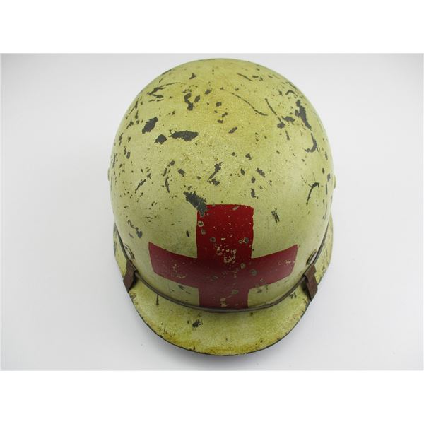 WWII GERMAN M40 MEDICS HELMET