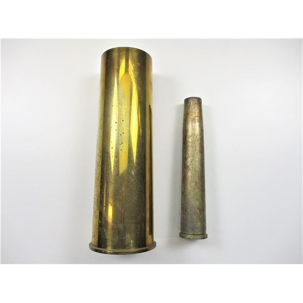 WWI 75MM & 6-PDR SHELL CASING LOT