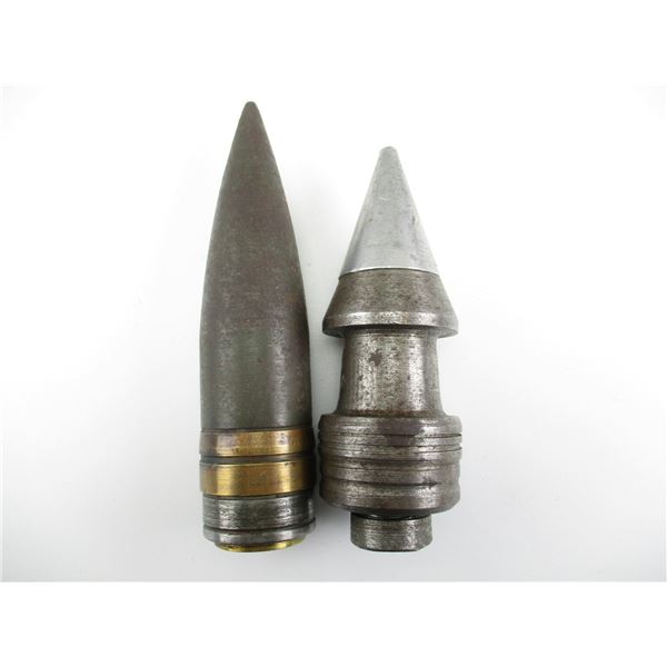 MILITARY 37MM & 47MM INERT SHELL LOT
