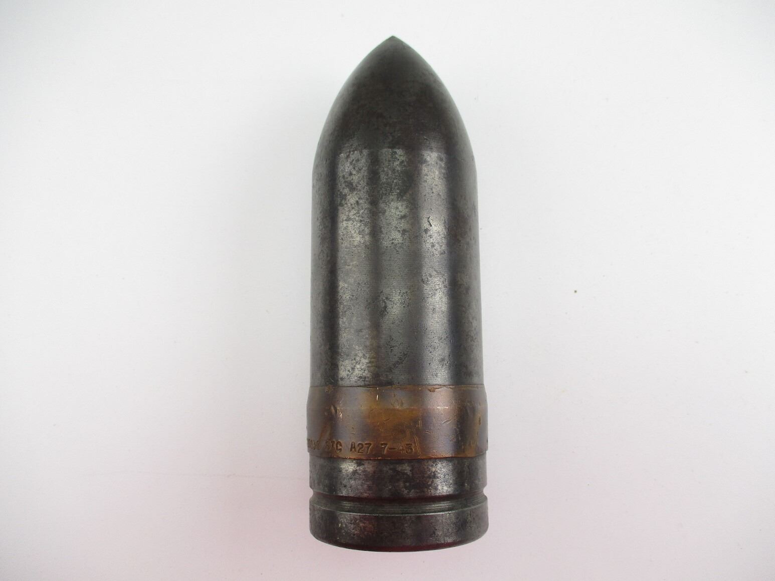 WWII BRITISH INERT 6-PDR AP SHELL