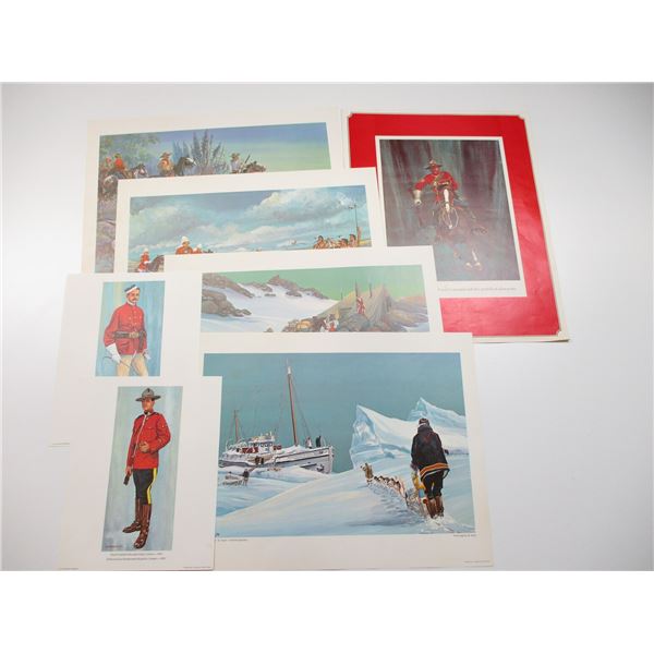 RCMP 100 YEAR LITHOGRAPH LOT